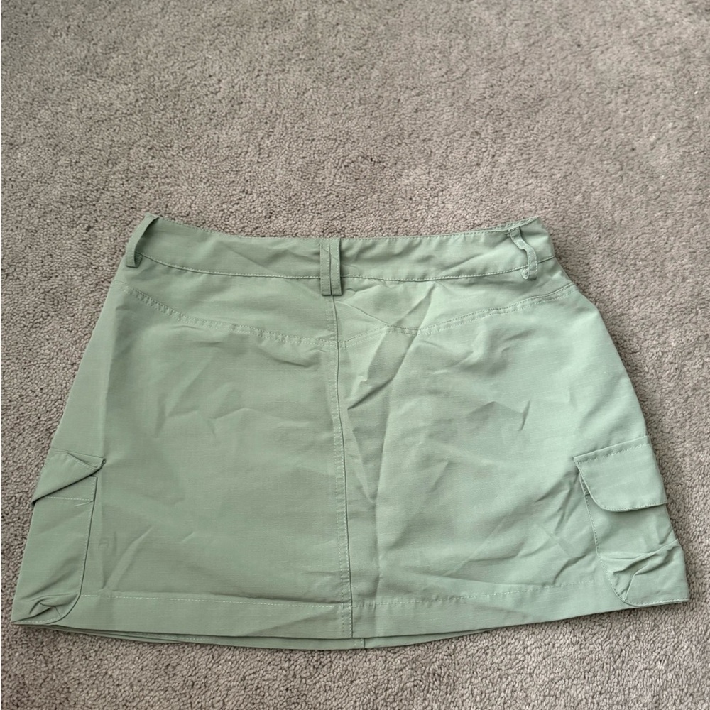 Lulu's Sage Green Buttoned Skirt